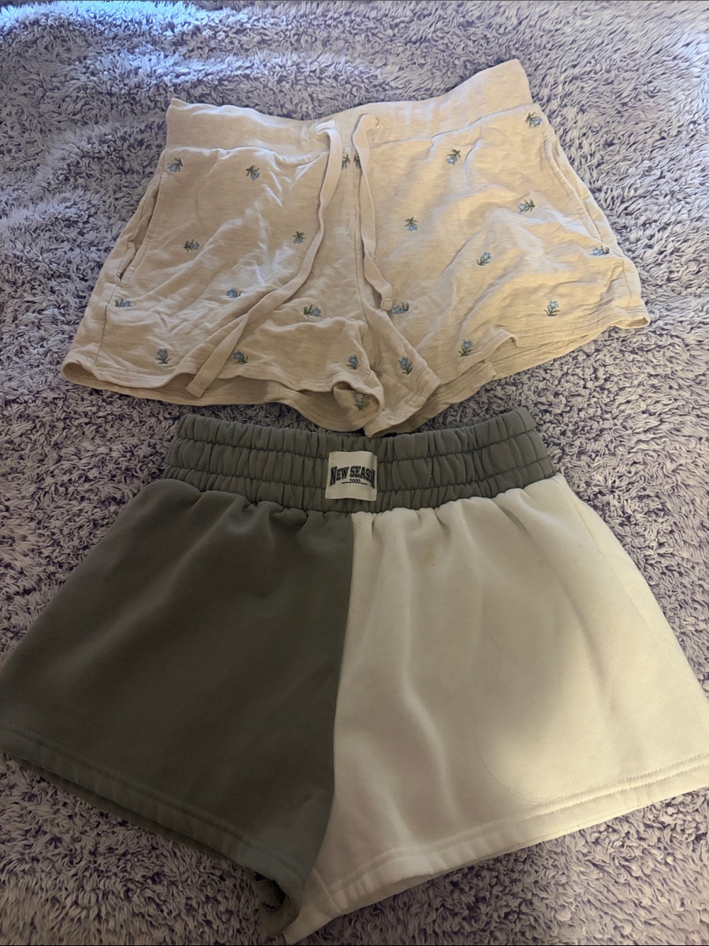 2 Pairs Lounge Shorts (XS and S)